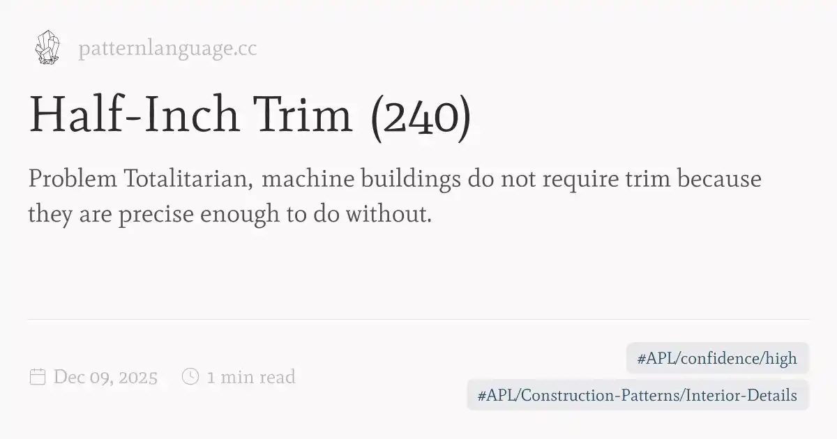 Half-Inch Trim (240)