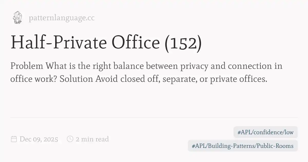 Half-Private Office (152)
